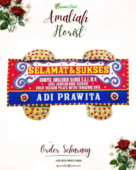 Papan Bunga Ucapan Selamat Blumbang